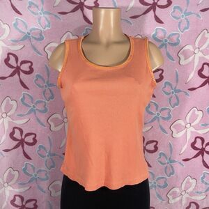 Y2K Carolyn Taylor Coral Sequin Size Large Casual Tank